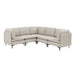 Upholstered Modular Sectional With Tall Legs Home Essentials