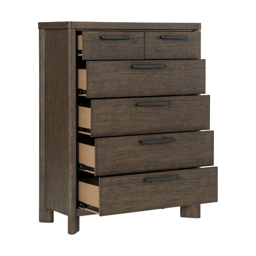 6 Drawer Chest With Top Drawers Emerald Home