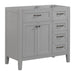 Modern Bathroom Vanity Base Only, 2 Doors And 3 Drawers Hearth and Haven