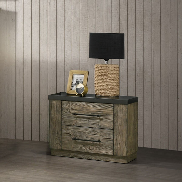 Lance - Nightstand - Tree Bark ACME