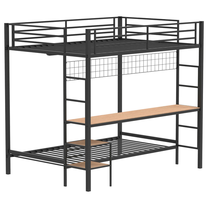 Barham - Workstation Bunk Bed With Integrated Desk Furniture Max