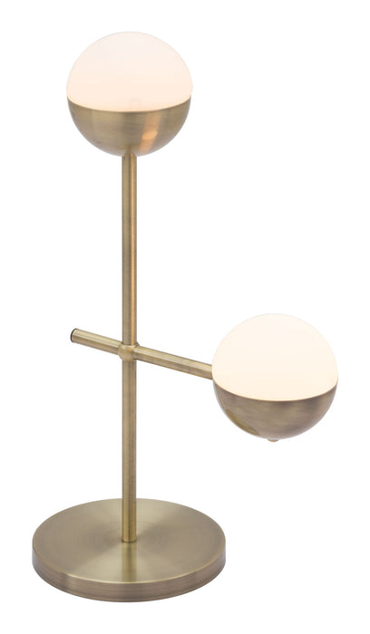 Waterloo - Table Lamp - White / Bronze Zuo Modern