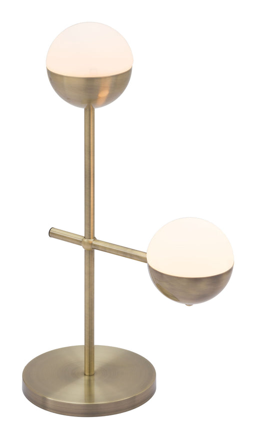 Waterloo - Table Lamp - White / Bronze Zuo Modern