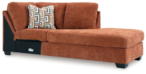 Aviemore - Raf Corner Chaise - Spice Signature Design by Ashley®