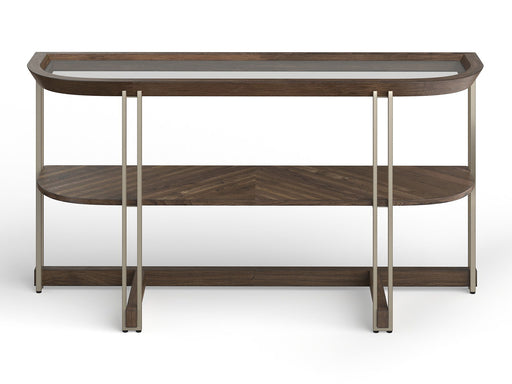 Elora - Demilune Sofa Table - Walnut Magnussen Furniture