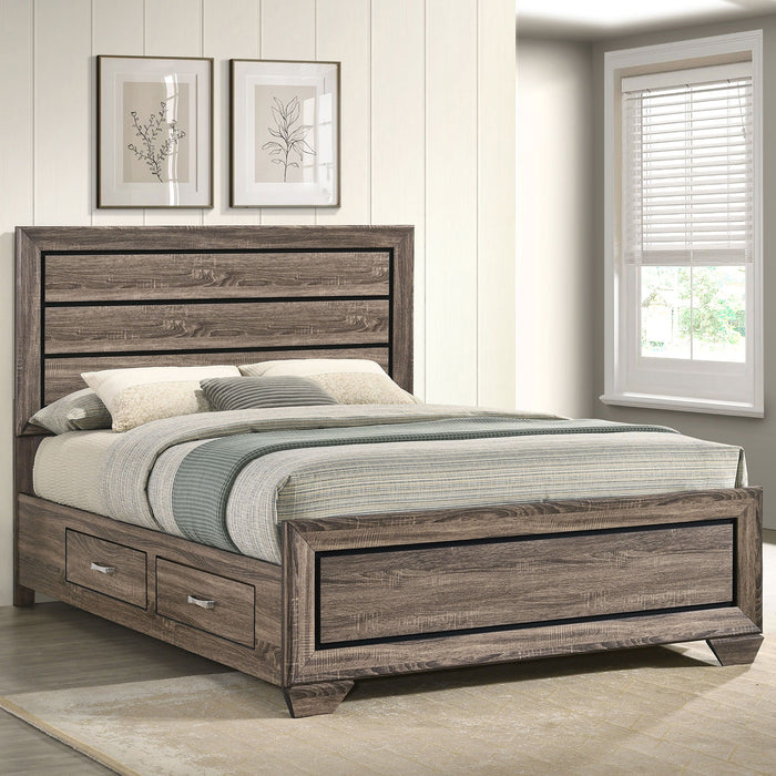 Queen Storage Bed With Underbed Drawers - Brown Furniture Max