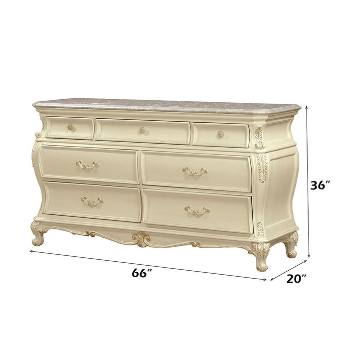 Chantelle - Dresser - Pearl White Finish ACME