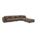 Upholstered Modular Sectional & Custom Configuration And Toss Pillows Home Essentials