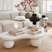 Cloud Shaped Coffee Table With 3 Ball Legs For Living Room Home Essentials