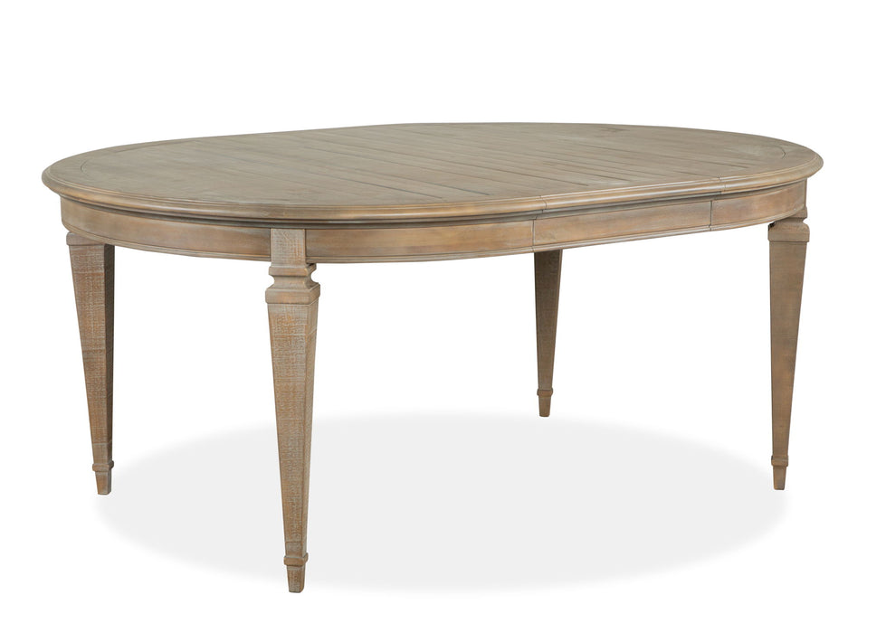 Lancaster - Round Dining Table - Dovetail Gray Magnussen Furniture