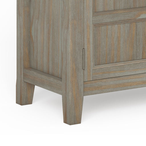 Burlington - Low Storage Cabinet - Light Brown Simpli-Home