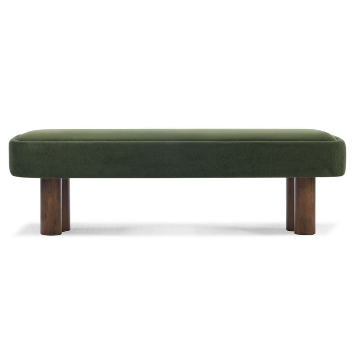 Chic Indoor Upholstered Dining Bench Noble House