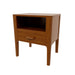 Nightstand With Drawer And Open Shelf - Brown Hearth and Haven