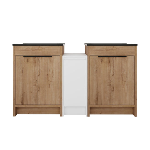 Freestanding Bathroom Vanity With Sink, Storage Cabinets, Soft Closing Doors Home Essentials