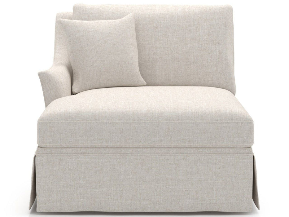 Henri - Skirted Chaise LAF, Special Order - White Universal Furniture