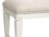 Willowbrook - Upholstered Bench - Egg Shell White Magnussen Furniture