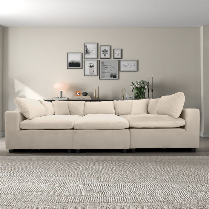 Hayward - Modular Sectional Sofa - Ivory Ashcroft Furniture