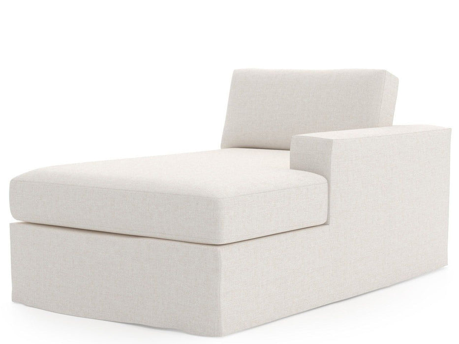 Maxx - Slipcover Chaise RAF, Special Order - White