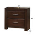 Oberreit - Nightstand - Walnut ACME