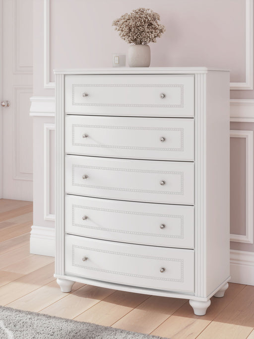 Kozlani - Five Drawer Chest - White Signature Design by Ashley®
