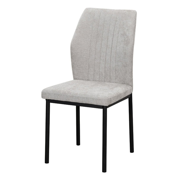 Leander - Side Chair (Set of 2) - Gray Linen ACME