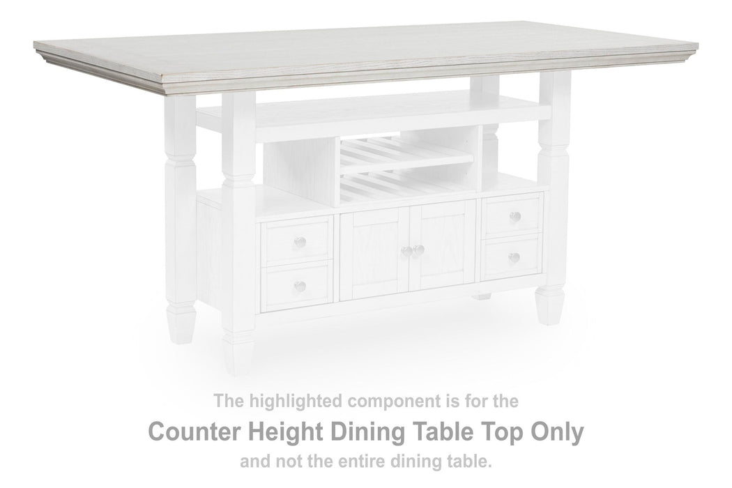 Robbinsdale - Rectangular Dining Counter Table Top - Antique White Signature Design by Ashley®