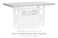 Robbinsdale - Rectangular Dining Counter Table Top - Antique White Signature Design by Ashley®