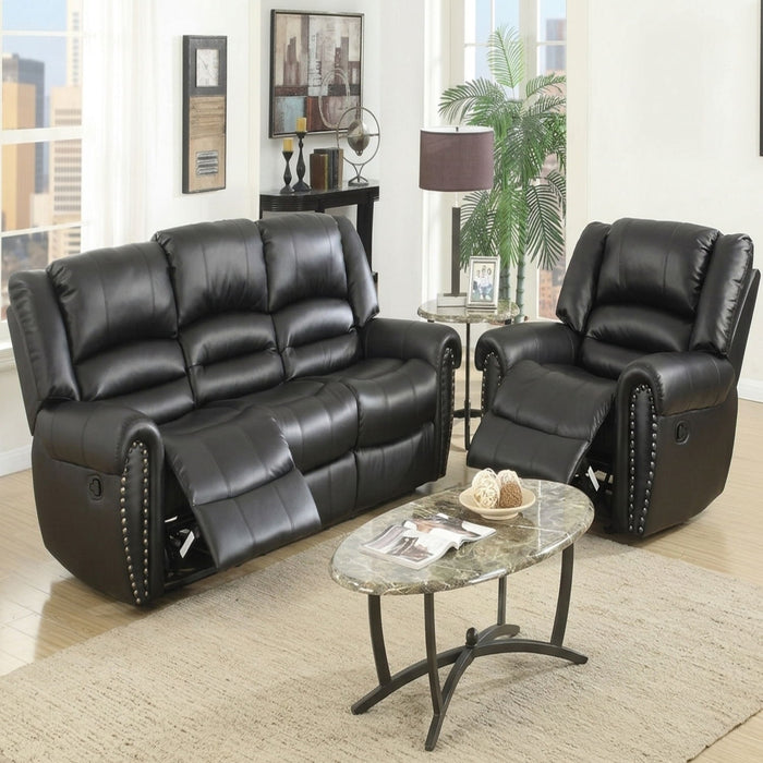 Modern Living Room Set With Nailhead Trim Home Essentials