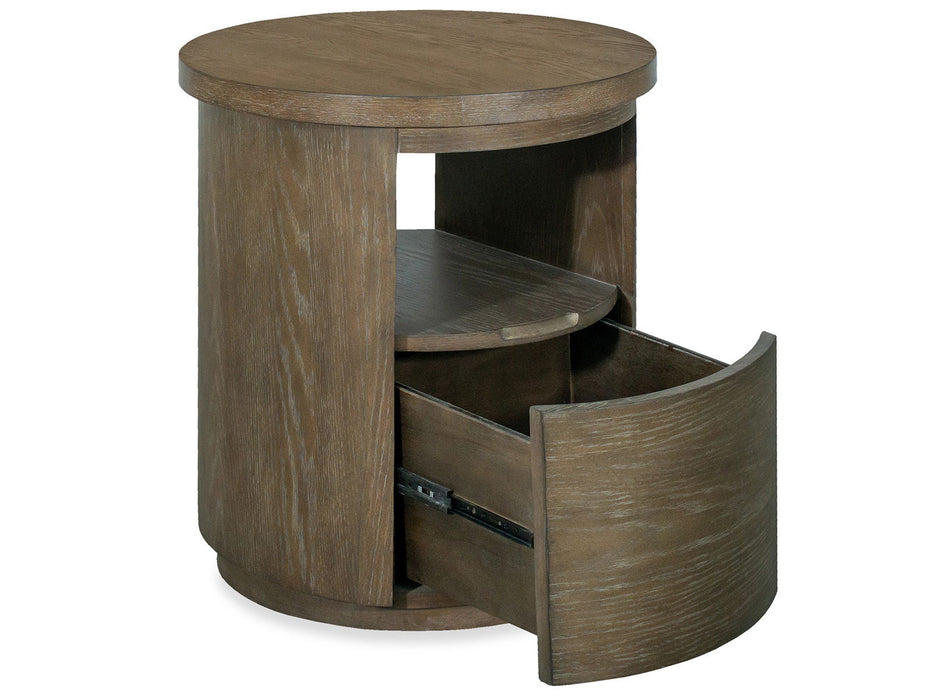 Bosley - Round End Table - Porpoise Magnussen Furniture