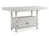 Heron Cove - Counter Dining Table Base - Chalk White Magnussen Furniture