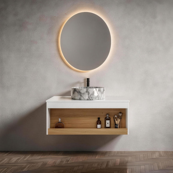 Floating Bathroom Vanity With Vessel Sink Home Essentials