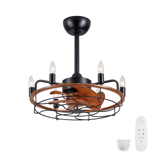 Modern Farmhouse Ceiling Fan, Adjustable Hanging Daily Nest