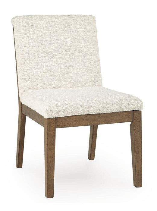 Marxmore - Dining Upholstered Side Chair (Set of 2) - Beige / Brown Benchcraft®