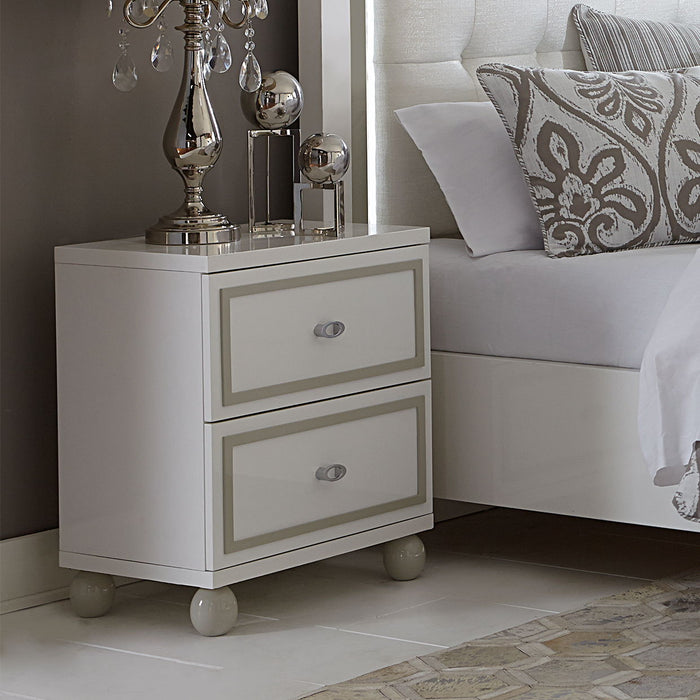 Sky Tower - Nightstand - White