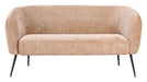 Racine - Loveseat - Linen Beige / Brown Zuo Modern