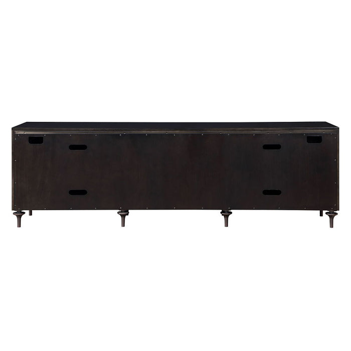 Diya - Console Cabinet - Forged Bronze & Espresso ACME