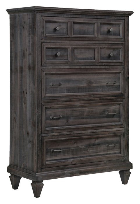 Calistoga - 5 Drawer Chest - Weathered Charcoal Magnussen Furniture