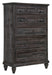 Calistoga - 5 Drawer Chest - Weathered Charcoal Magnussen Furniture
