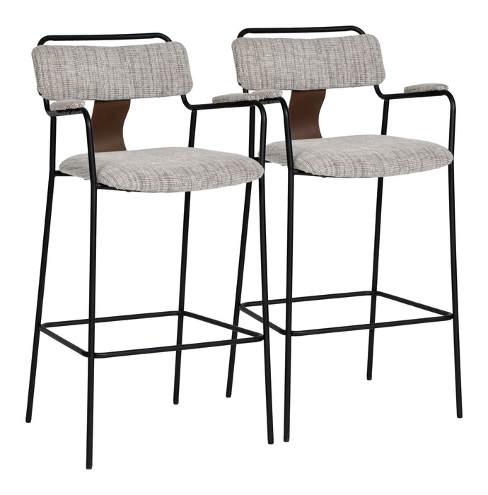 Couva - Stool (Set of 2) Zuo Modern