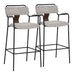 Couva - Stool (Set of 2) Zuo Modern