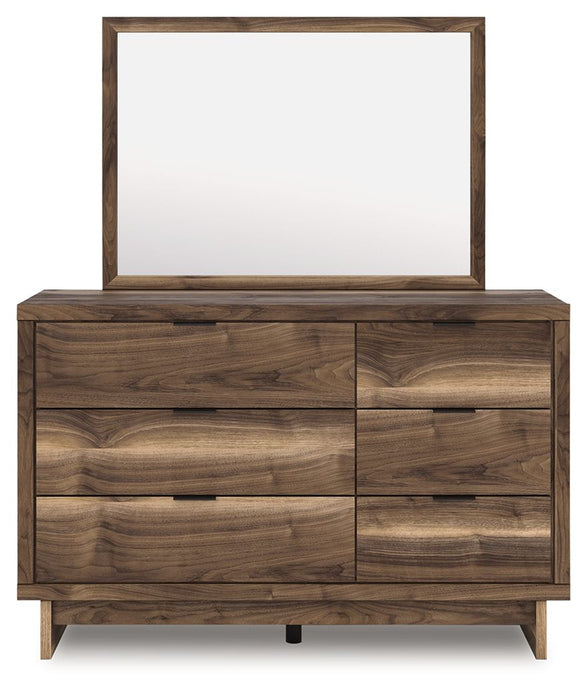Chirason - 3 Pc. - Twin Panel Bed With Storage, Dresser And Mirror - Brown Signature Design by Ashley®