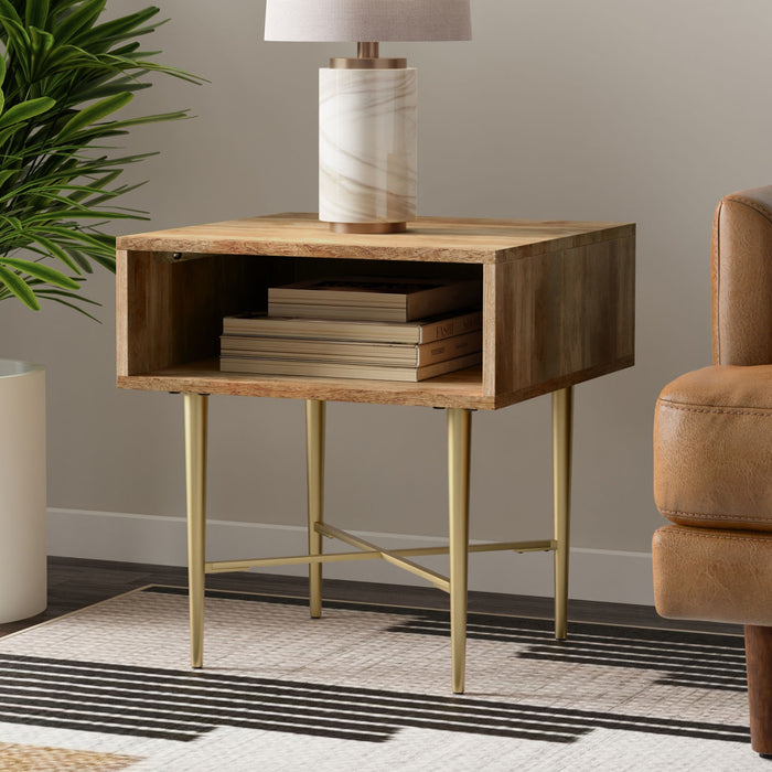 Fallon - End Table - Natural Simpli-Home