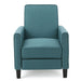 Upholstered Push Back Recliner Chair For Living Room Noble House