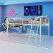 Loft Bed With Built In Desk, LED Light Strip Home Essentials
