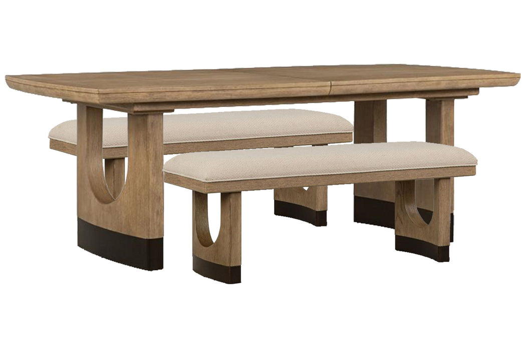 Tristan - Extendable Trestle Dining Table Set Magnussen Furniture