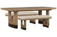Tristan - Extendable Trestle Dining Table Set Magnussen Furniture