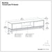 Banting - Low TV Stand - Walnut Brown Simpli-Home