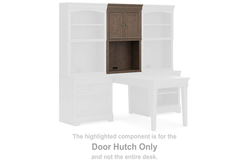 Janismore - Door Hutch - Weathered Gray Signature Design by Ashley®