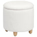 Corvair - Round Storage Ottoman Furniture Max