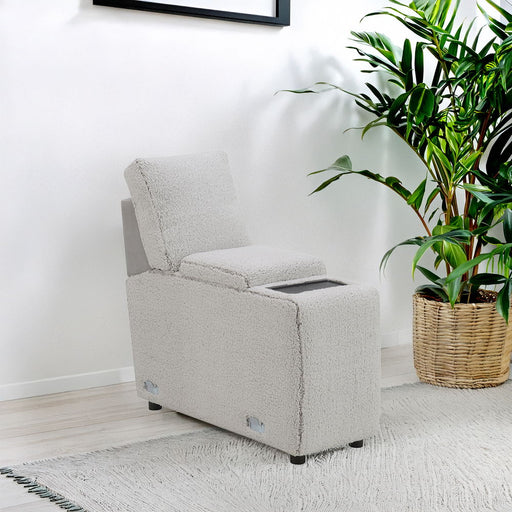 Tarrance - Modular Console With Wireless Charging & USB - Gray ACME